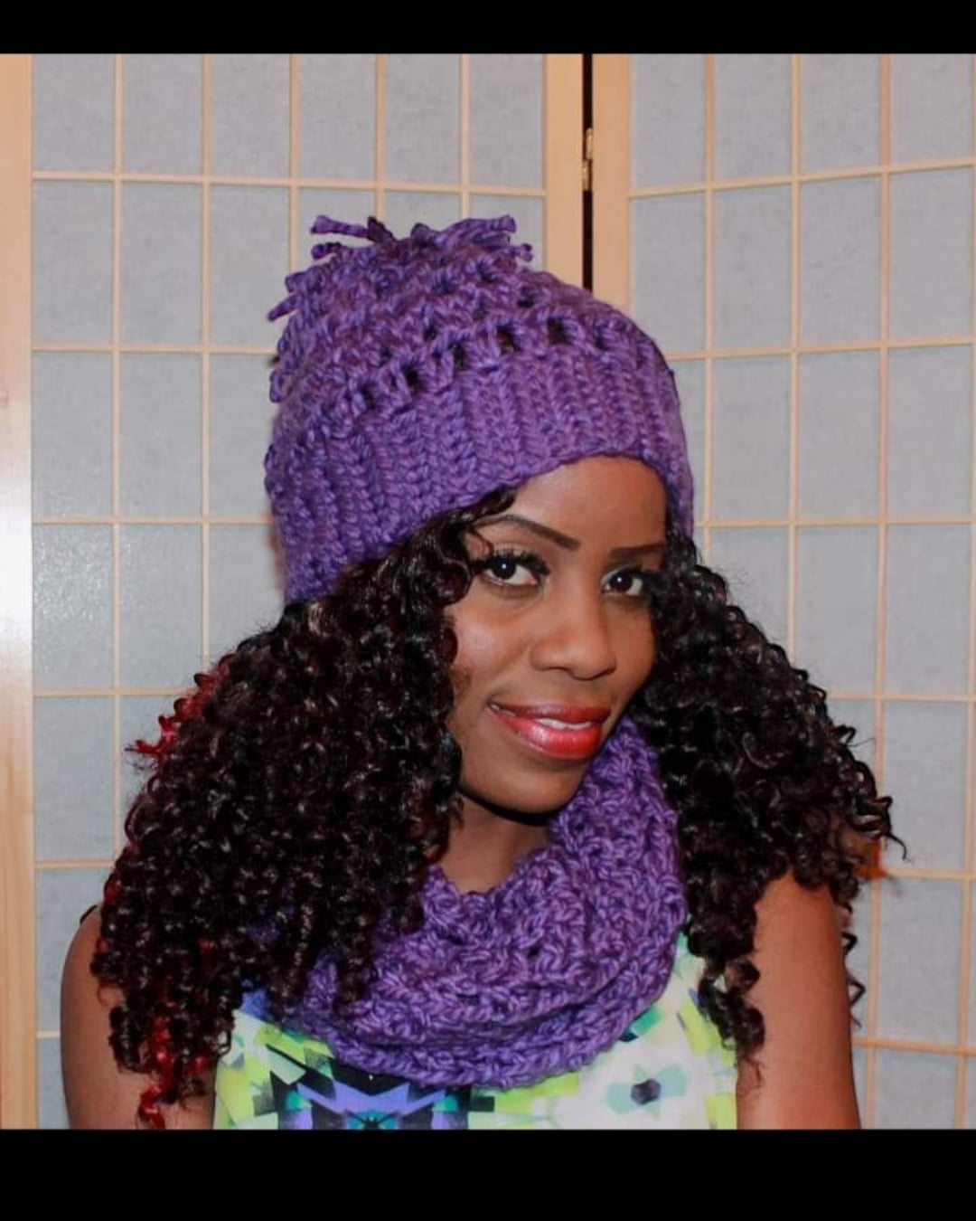 Zawadi Wool Crotchet Scarf